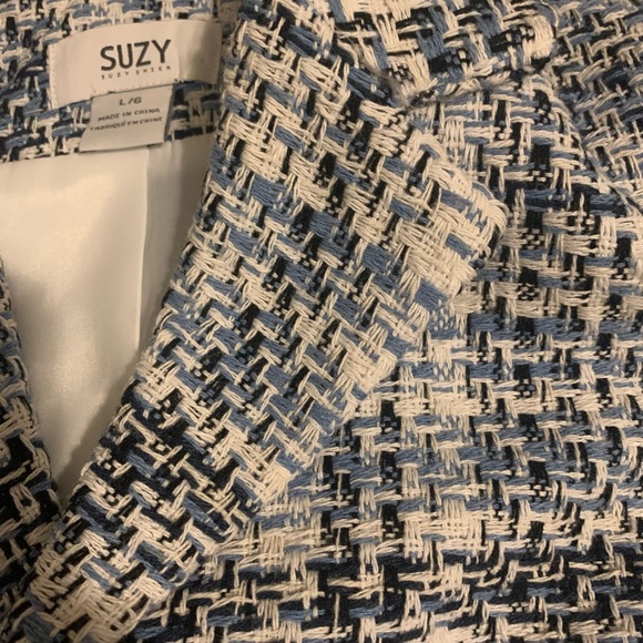 Suzy Shier Tweed Blazer - Picture 3 of 3